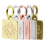 square jewelry tag