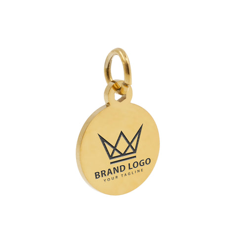 Premium Quality Brass Round, Custom Laser Engraved