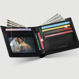 Men's Slim Wallet with Money Clip Men's Credit Card Holder with Gift Box multi-layer card holder