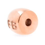 rose gold spacer bead