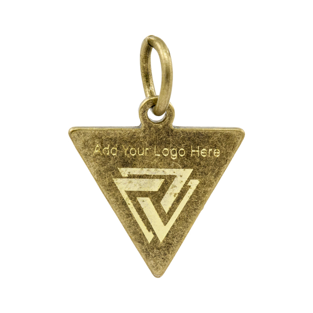 Laser Engraved Triangular Jewelry Tags, Custom Logo Tag – FindingBox