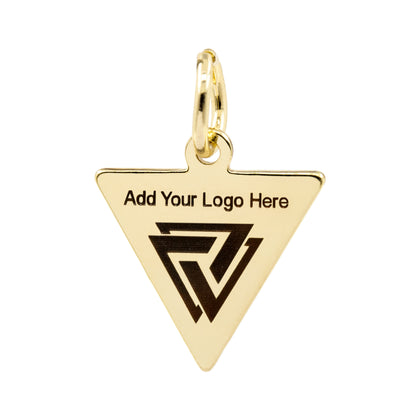 triangular hang tag