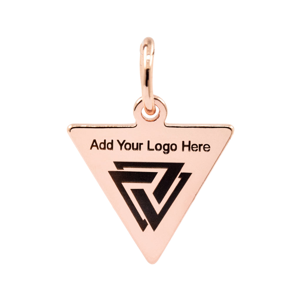 Laser Engraved Triangular Jewelry Tags, Custom Logo Tag – FindingBox