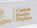 Laser Engraved/UV Printed, Acrylic Roll Bracelet Display Set, Free Shipping