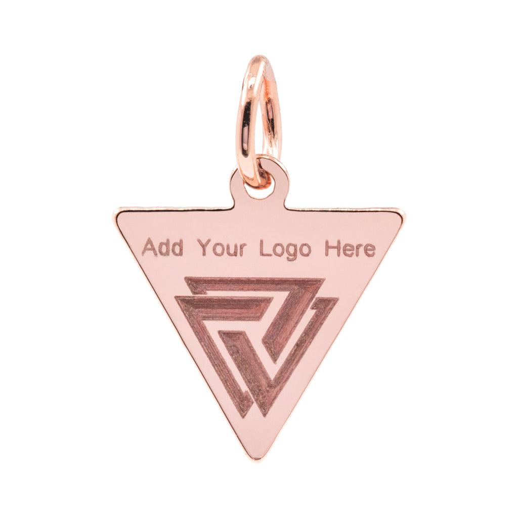 Mechanical Engraved Inverted Triangular Tags – FindingBox
